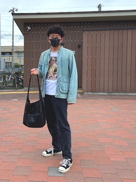 「ripvanwinkle（リップヴァンウィンクル）のアイテム」を使った、みずきさん（メンズ・174cm）の夏コーディネート