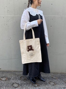 「アニマル」｜「アイテム（ワンピース/ドレス）」を使った、AS KNOW AS plus/アズノゥアズプラスさん（レディース・158cm）の春コーディネート
