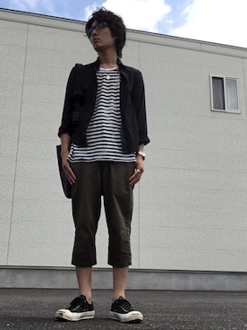 「M･A･R･S（マーズ）のアイテム」を使った、M.Wさん（メンズ・175cm）の夏コーディネート