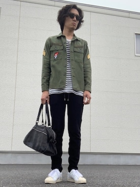 「TAKAHIROMIYASHITATheSoloIst.（タカヒロミヤシタザソロイスト）のアイテム（パンツ）」を使った、M.Wさん（メンズ・175cm）の春コーディネート