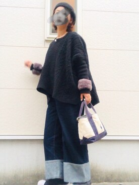 「Marc by Marc Jacobs（マークバイマークジェイコブス）のアイテム（ニット/セーター）」を使った、sallyさん（レディース・162cm）の秋コーディネート