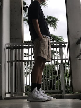 「CHEAP MONDAY（チープマンデイ）のアイテム（アクセサリー）」を使った、ニケさん（メンズ・178cm）の夏コーディネート