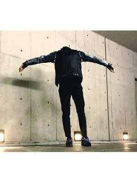 「DRIES VAN NOTEN（ドリスヴァンノッテン）のアイテム（デニムジャケット）」を使った、ニケさん（メンズ・180cm）の春コーディネート