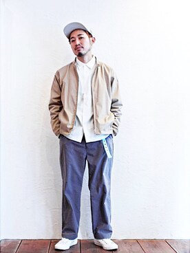 「LAMOND.（ラモンド）のアイテム（ジャケット/アウター）」を使った、Takamyさん（メンズ・172cm）の冬コーディネート