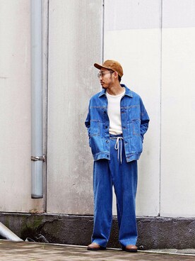 「BASISBROKE（バシスブローク）のアイテム」を使った、Takamyさん（メンズ・172cm）の秋コーディネート