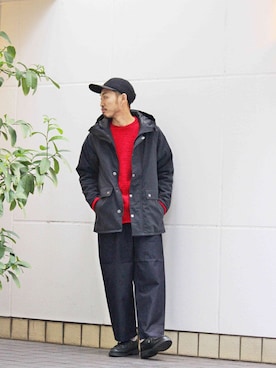 「LAMOND.（ラモンド）のアイテム（ジャケット/アウター）」を使った、Takamyさん（メンズ・172cm）の冬コーディネート