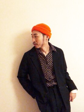 「BASISBROKE（バシスブローク）のアイテム」を使った、Takamyさん（メンズ・172cm）の冬コーディネート