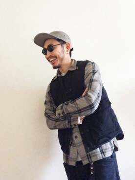 「LAMOND.（ラモンド）のアイテム（ジャケット/アウター）」を使った、Takamyさん（メンズ・172cm）の冬コーディネート