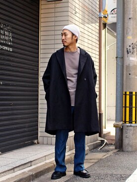 「BASISBROKE（バシスブローク）のアイテム」を使った、Takamyさん（メンズ・172cm）の秋コーディネート