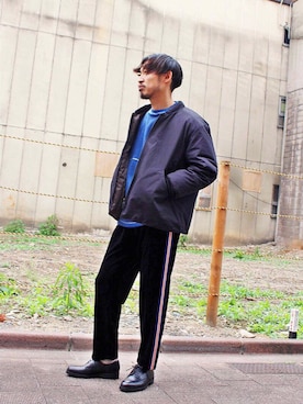 「LAMOND.（ラモンド）のアイテム（ジャケット/アウター）」を使った、Takamyさん（メンズ・172cm）の秋コーディネート