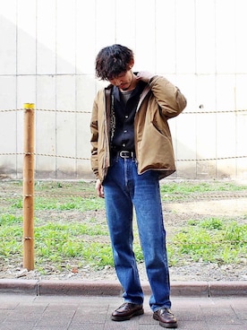 「LAMOND.（ラモンド）のアイテム（ジャケット/アウター）」を使った、Takamyさん（メンズ・172cm）の冬コーディネート