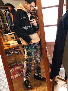 「白ソックス」｜Takamyさん（メンズ・172cm）の冬コーディネート