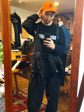 「BASISBROKE（バシスブローク）のアイテム」を使った、Takamyさん（メンズ・172cm）の冬コーディネート