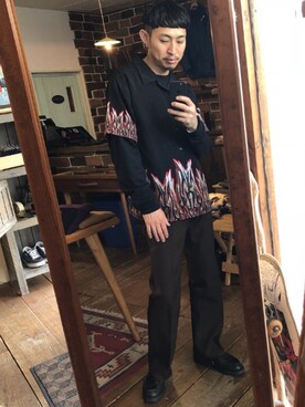 「レイヤードstyle」｜Takamyさん（メンズ・172cm）の冬コーディネート