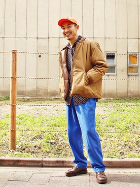 「LAMOND.（ラモンド）のアイテム（ジャケット/アウター）」を使った、Takamyさん（メンズ・172cm）の冬コーディネート