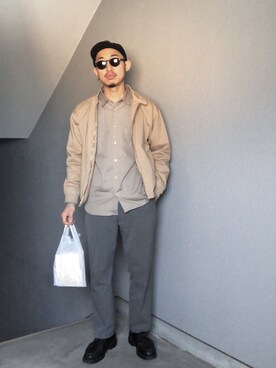 「LAMOND.（ラモンド）のアイテム（ジャケット/アウター）」を使った、Takamyさん（メンズ・172cm）の春コーディネート