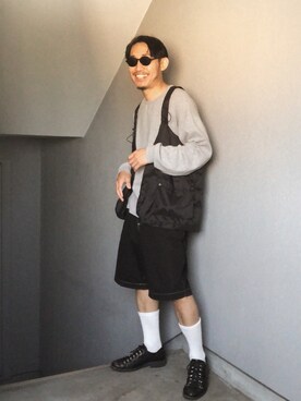 「BASISBROKE（バシスブローク）のアイテム」を使った、Takamyさん（メンズ・172cm）の春コーディネート