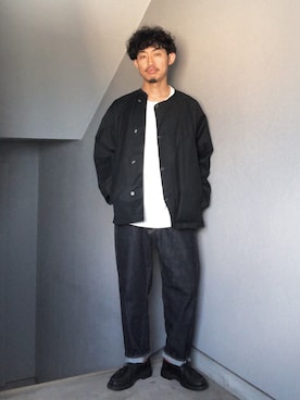 「LAMOND.（ラモンド）のアイテム（ジャケット/アウター）」を使った、Takamyさん（メンズ・172cm）の秋コーディネート