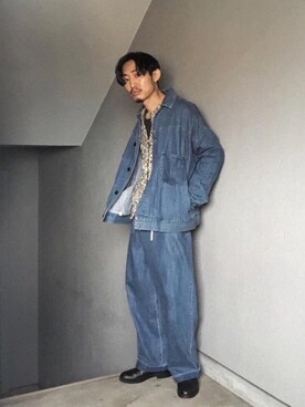 「BASISBROKE（バシスブローク）のアイテム」を使った、Takamyさん（メンズ・172cm）の冬コーディネート