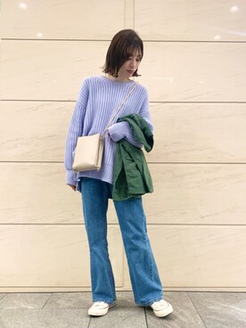 「ROTHCO（ロスコ）のアイテム（その他アウター）」を使った、takagi naoさん（レディース・165cm）の冬コーディネート