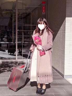 「SHEL’TTER（シェルター）のアイテム（ワンピース/ドレス）」を使った、Li.さん（レディース・154cm）の冬コーディネート