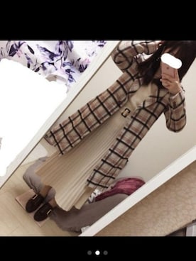 「SHEL’TTER（シェルター）のアイテム（ワンピース/ドレス）」を使った、Li.さん（レディース・154cm）の冬コーディネート