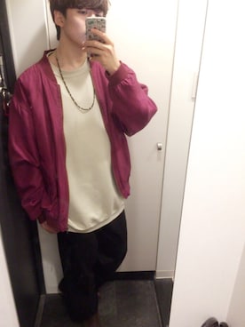 「H&M（エイチ・アンド・エム）のアイテム（その他シューズ）」を使った、つるちゃんさん（メンズ・174cm）の秋コーディネート