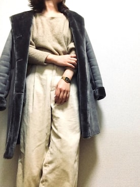 azuさん（レディース・150cm）の冬コーディネート