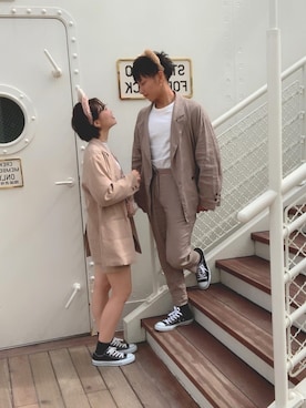 「oneway glamorous（ワンウェイグラマラス）のアイテム」を使った、saeさん（レディース・162cm）の冬コーディネート