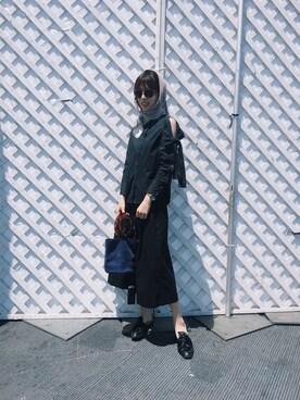 王月末さん(レディース・164cm)の秋コーディネート