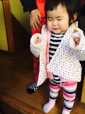 ムギちゃんさん（キッズ・80cm）の春コーディネート