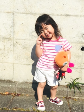 ムギちゃんさん（キッズ・80cm）の夏コーディネート