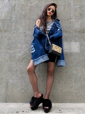 「アイテム（タンクトップ、シルバー系）」を使った、envym_officialさん（レディース・160cm）の夏コーディネート