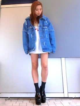 「ENVYM（アンビー）のアイテム（シューズ）」を使った、envym_officialさん（レディース・160cm）の冬コーディネート