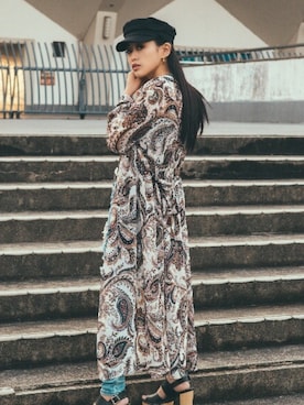 「ENVYM（アンビー）のアイテム（トップス）」を使った、envym_officialさん（レディース・160cm）の冬コーディネート