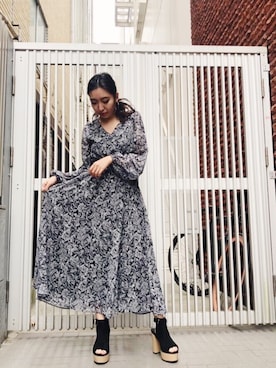 「アイテム（ブーティ）」を使った、envym_officialさん（レディース・160cm）の冬コーディネート