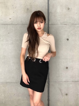 「カッティング」｜envym_officialさん（レディース・160cm）の夏コーディネート