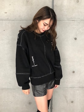 「ENVYM（アンビー）のアイテム（パンツ）」を使った、envym_officialさん（レディース・160cm）の秋コーディネート