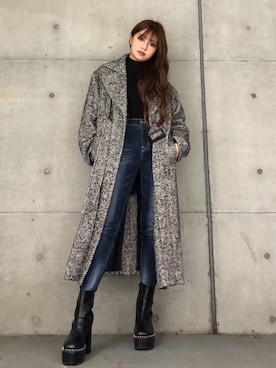 「ENVYM（アンビー）のアイテム（トップス）」を使った、envym_officialさん（レディース・160cm）の冬コーディネート