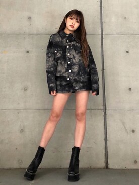 「ENVYM（アンビー）のアイテム（ジャケット/アウター）」を使った、envym_officialさん（レディース・160cm）の冬コーディネート