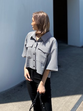 「ENVYM（アンビー）のアイテム（バッグ）」を使った、envym_officialさん（レディース・160cm）の春コーディネート