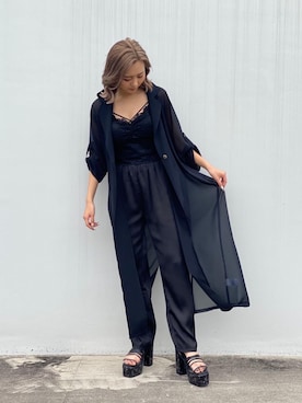 「アイテム（その他アウター）」を使った、envym_officialさん（レディース・160cm）の夏コーディネート