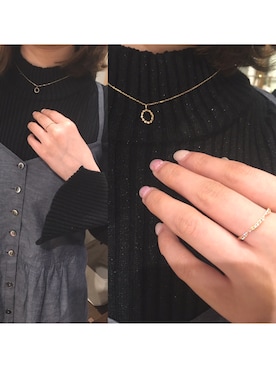 「リング」｜sowiさん（レディース・161cm）の冬コーディネート