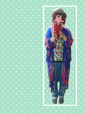 「チャイハネ（チャイハネ）のアイテム（キャミソール）」を使った、てこはさん（レディース・160cm）の春コーディネート
