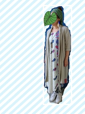 「チャイハネ（チャイハネ）のアイテム（レッグウェア）」を使った、てこはさん（レディース・160cm）の春コーディネート