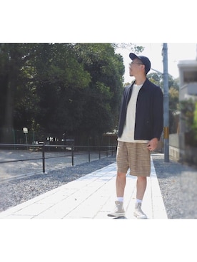 「AURALEE」｜SHINNOSUKEさん（メンズ・170cm）の春コーディネート