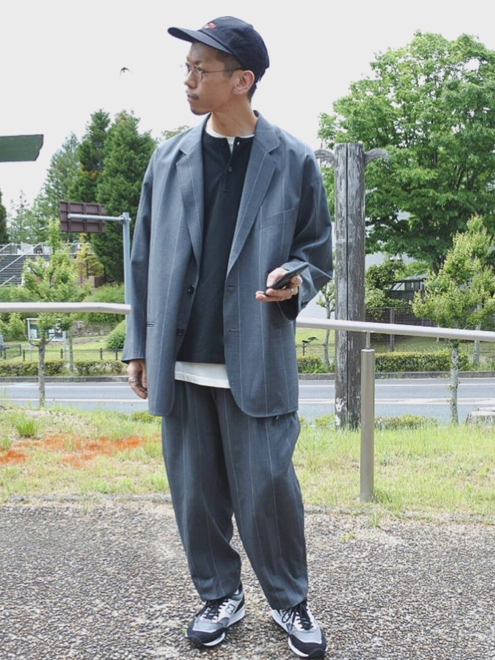 Graphpaperのテーラードジャケットを使った人気ファッション