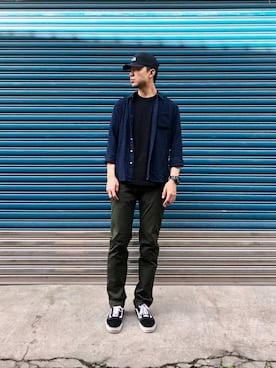 Jie Linさん（メンズ・187cm）の春コーディネート