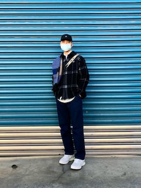 Jie Linさん（メンズ・187cm）の冬コーディネート