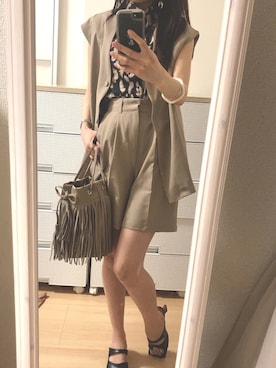 pekoさん（レディース・158cm）の夏コーディネート
